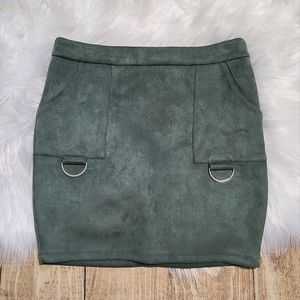 SEEK the label suede skirt